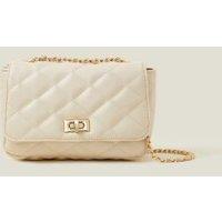 Quilted Chain Strap Cross Body Bag