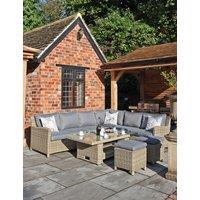 Wentworth 8 Seater Garden Corner Sofa Set