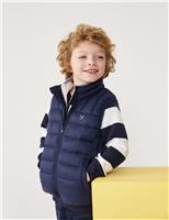 Crew Clothing Lightweight Padded Gilet (3-12 Yrs) Navy
