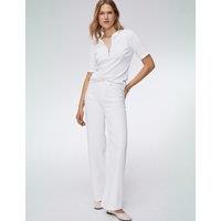 Pure Cotton Half Zip Top