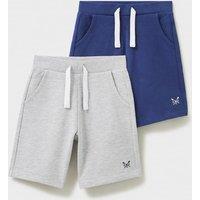 2pk Cotton Rich Shorts (3-12 Yrs)