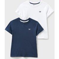 2pk Pure Cotton T-Shirts (3-12 Yrs)