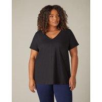 Pure Cotton V-Neck T-Shirt