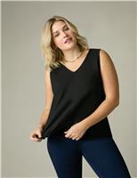 Pure Cotton V-Neck Relaxed Vest