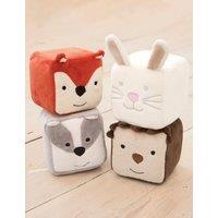 4pk Soft Woodland Cubes