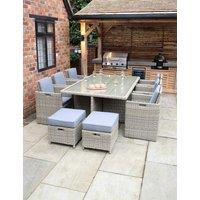 Wentworth Rattan 10 Seater Garden Dining Set