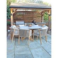 Luna 8 Seater Garden Table & Chairs