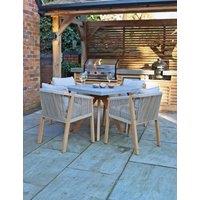 Luna 4 Seater Garden Table & Chairs