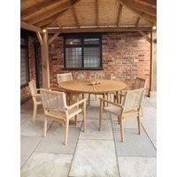 Roma 6 Seater Garden Table & Chairs