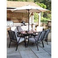 Amalfi 6 Seater Garden Table & Chairs