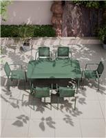 Porto 6 Seater Rectangle Garden Table & Chairs