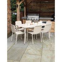 Porto 6 Seater Rectangle Garden Table & Chairs