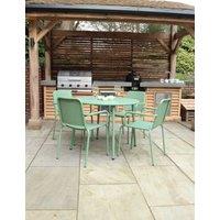 Porto 4 Seater Round Garden Table & Chairs
