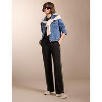 Side Stripe Wide Leg Trousers