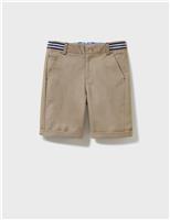 Crew Clothing Cotton Rich Chino Shorts (3-9 Yrs) Beige