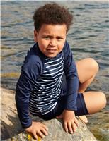 Striped UV Long Sleeve Rash Vest (1-10 Yrs)