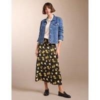 Floral Midaxi Slip Skirt
