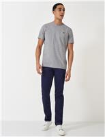 Straight Fit Denim 5 Pocket Jeans