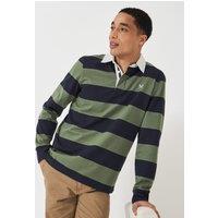 Pure Cotton Striped Long Sleeve Rugby Shirt
