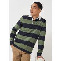 Pure Cotton Striped Long Sleeve Rugby Shirt