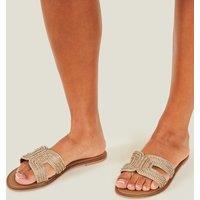 Sparkle Embellished Flat Sliders