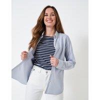 Crew Clothing Pure Cotton Collared Shirt Blue