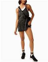 FP Movement Hot Shot Cotton Rich Mini Sports Dress Denim Mix