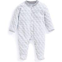 Pure Cotton Elephant Sleepsuit (6lbs-1 Yrs)