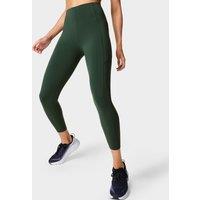 Sweaty Betty Power Ultrasculpt High Waisted 7/8 Leggings Dark Green