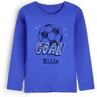 Personalised Kids Goal T Shirt (5-12 Yrs)