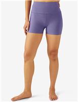 Spacedye Keep Pace High Waisted Biker Gym Shorts