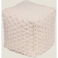 Textured Pouffe