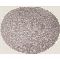 Boucl Round Pouffe