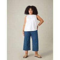 Wide Leg Cropped Jeans