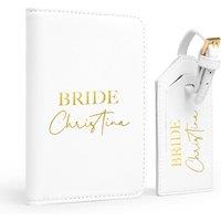 Personalised Bride Travel Set