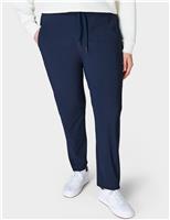 Sweaty Betty Explorer Tapered Ankle Grazer Joggers Navy