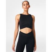 All Day Wrap Waist Crew Neck Vest Top