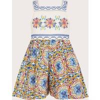Pure Cotton Printed Playsuit (3-15 Yrs)