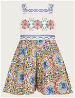 Pure Cotton Printed Playsuit (3-15 Yrs)