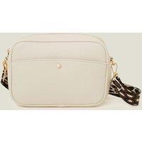 Faux Leather Cross Body Camera Bag
