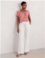 Cotton Blend Floral T-Shirt