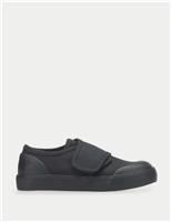 Kids Canvas Riptape Plimsolls (7 Small - 4 Large)