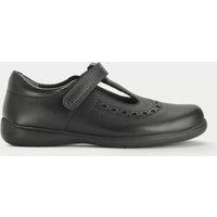 Kids Leather T-Bar Schoolwear Shoes (9 Small - 2 Large)