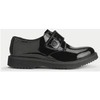 Start-Rite Kids' Patent Leather Riptape Shoes (12.5 Small - 4 Large) Black