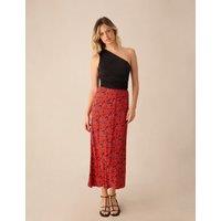 Floral Maxi Slip Skirt