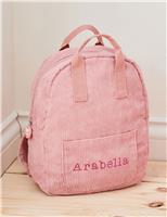 Personalised Cord Mini Backpack