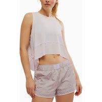 Tempo Crew Neck Relaxed Crop Vest Top