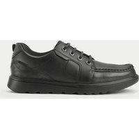 Kids Leather Lace School Shoes (2 Large - 10 Large)
