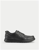 Kids Leather Lace School Shoes (2 Large - 10 Large)