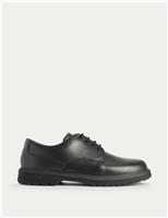 Kids Leather Lace Schoolwear Shoes (2 Large - 12 Large)